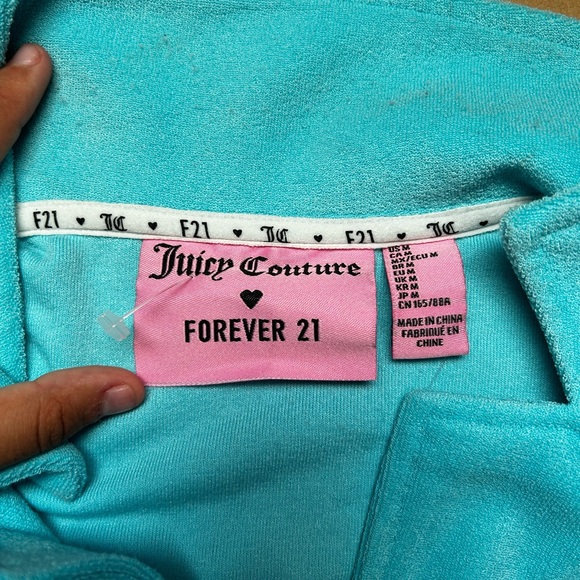 Juicy Couture Aqua Button-Up Shirt - Picture 6 of 7